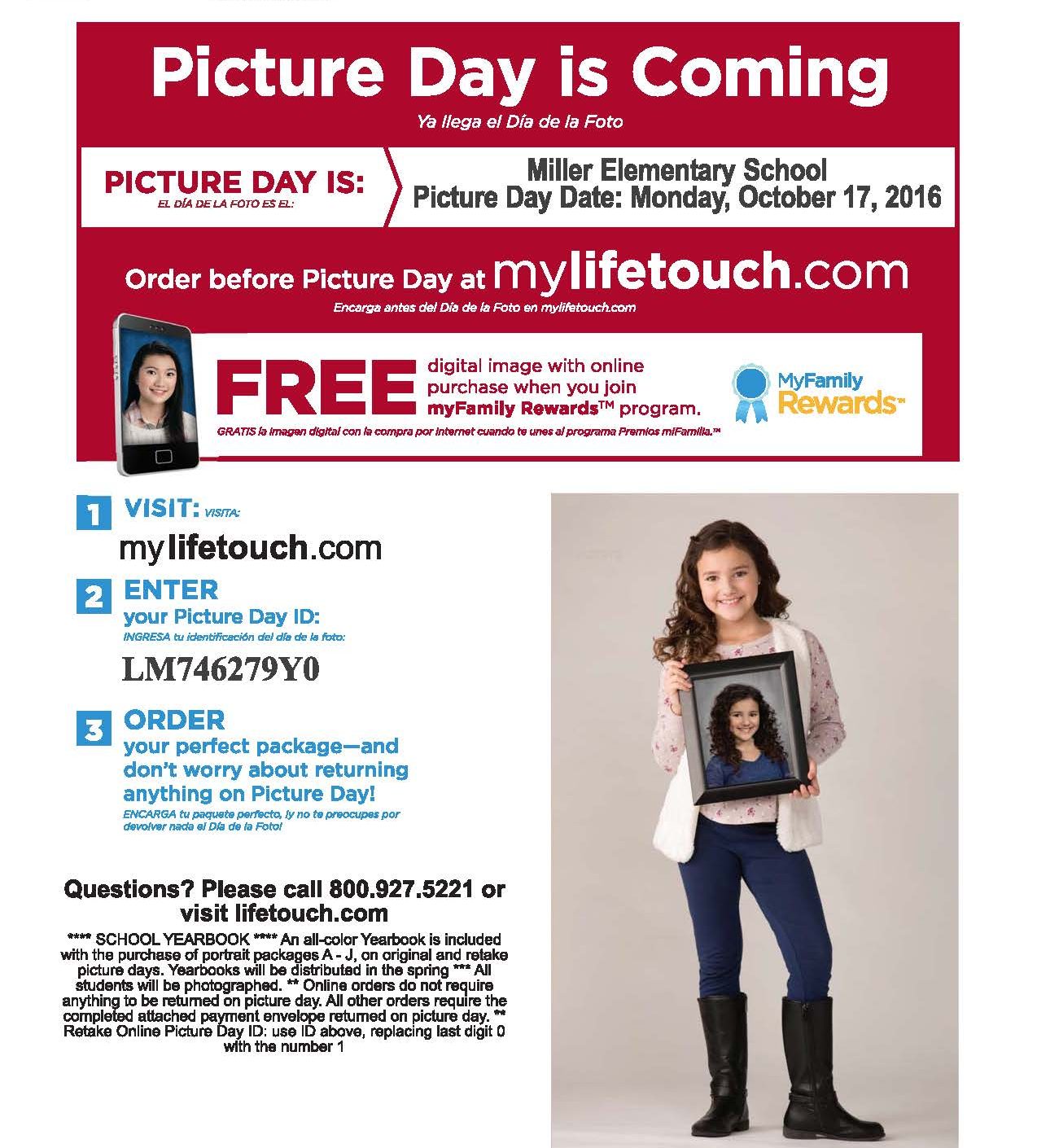 Fall 2016 Picture Day is Coming!