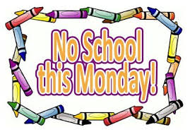 No School this Monday! image