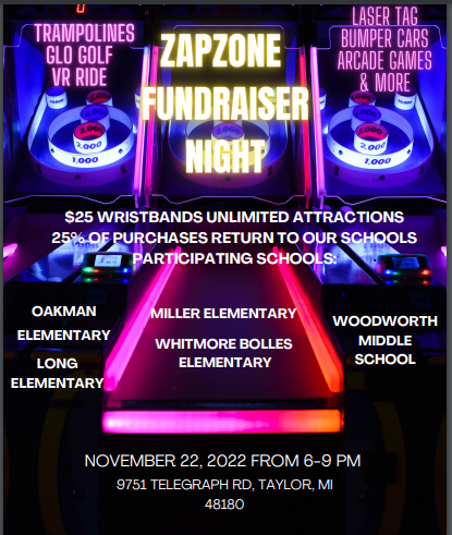 Zap Zone Fundraiser