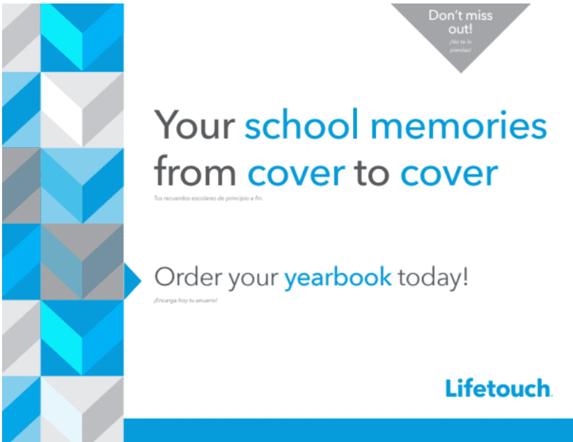 Order your copy of the student yearbook online today!