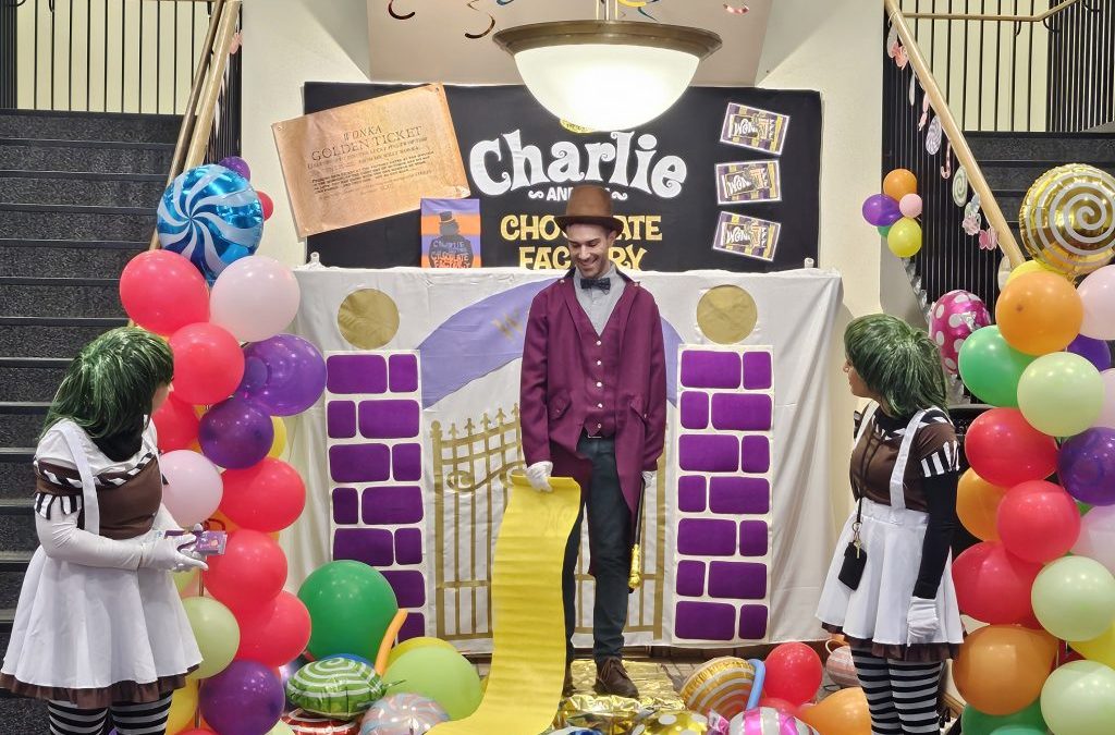 One School, One Book Kickoff- Charlie and the Chocolate Factory