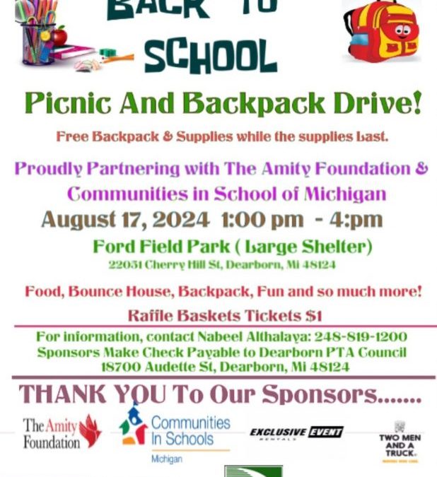 District PTA Picnic Tomorrow