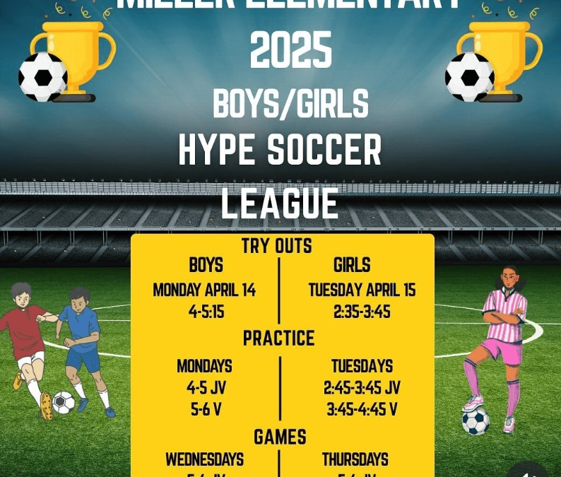 HYPE SOCCER LEAGUE – Information…
