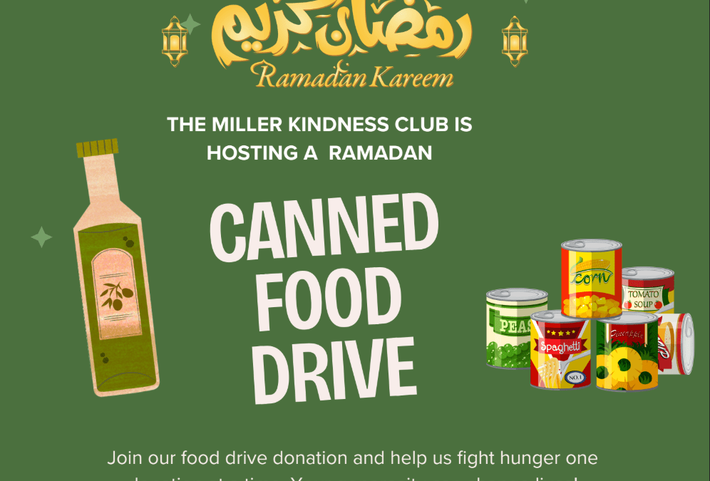 Canned Food Drive @ Miller …
