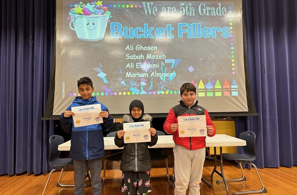 Bucket-Filler and Student of the Month Celebrations